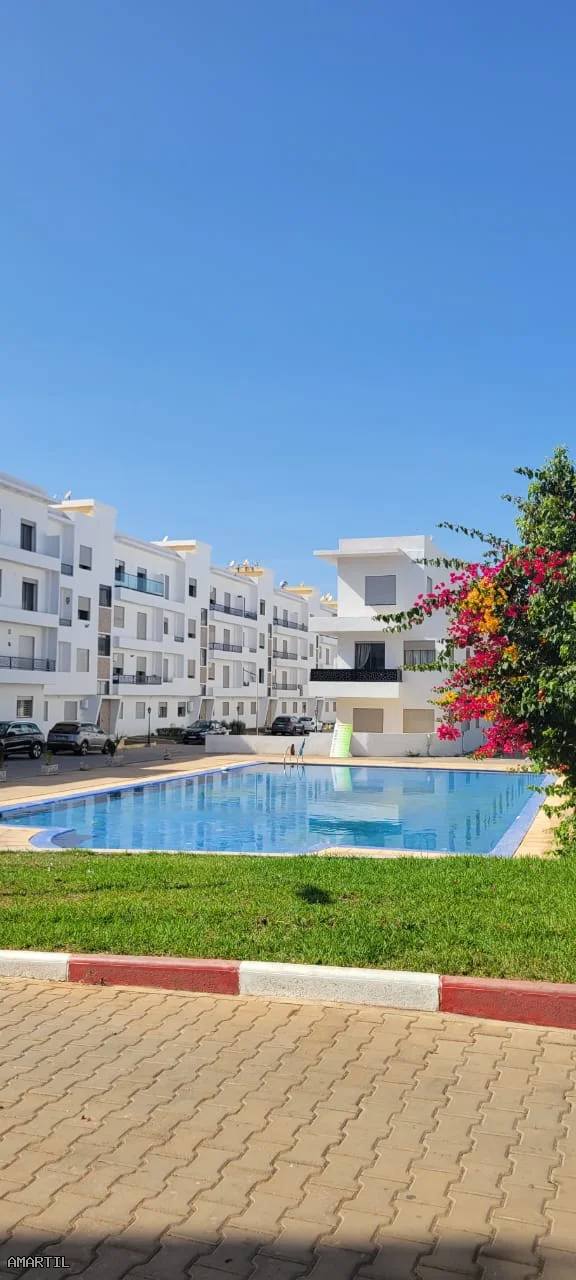 Appartement à louer dans résidence fermée Rabat