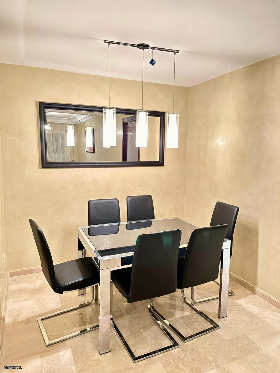 Appartement meublé 2ch à louer à Casablanca