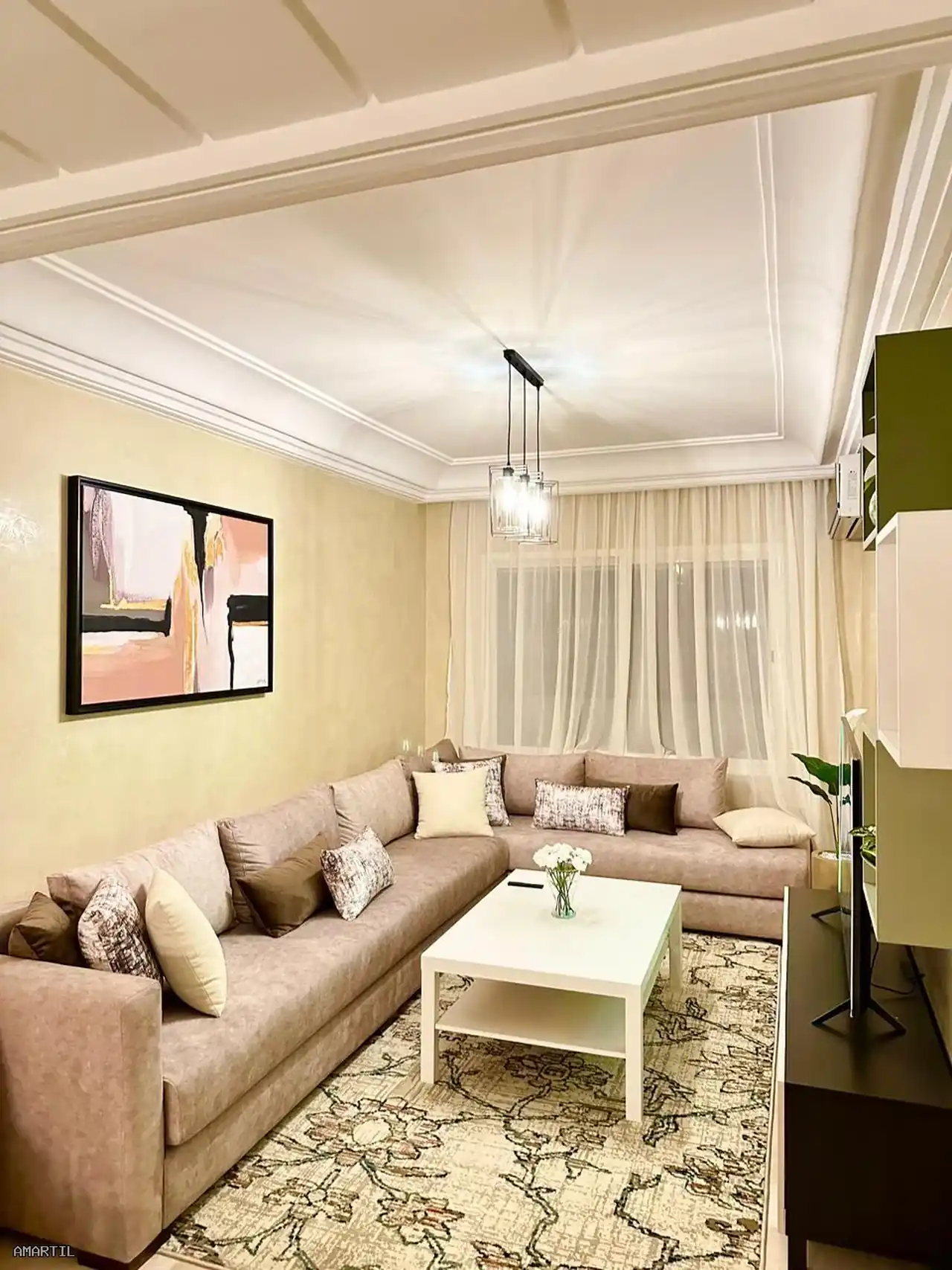 Appartement meublé 2ch à louer à Casablanca