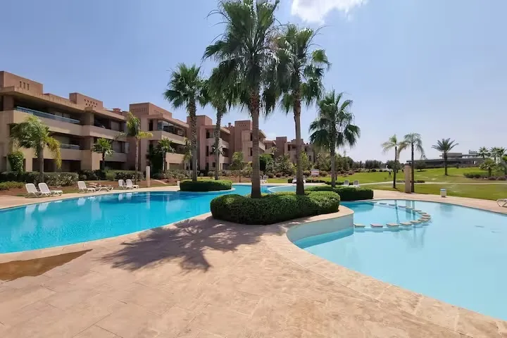 Appartement de luxe à louer à Prestigia Golf à Marrakech, avec un design moderne Appartement de luxe à louer à Prestigia Golf à Marrakech, avec un design moderne