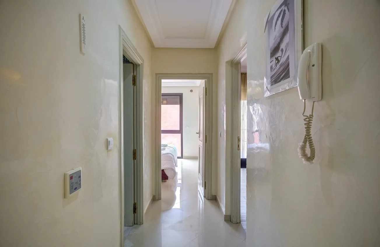 Appartement à Louer à Agadir Équipé et Moderne  2 Chambres, 1er Étage