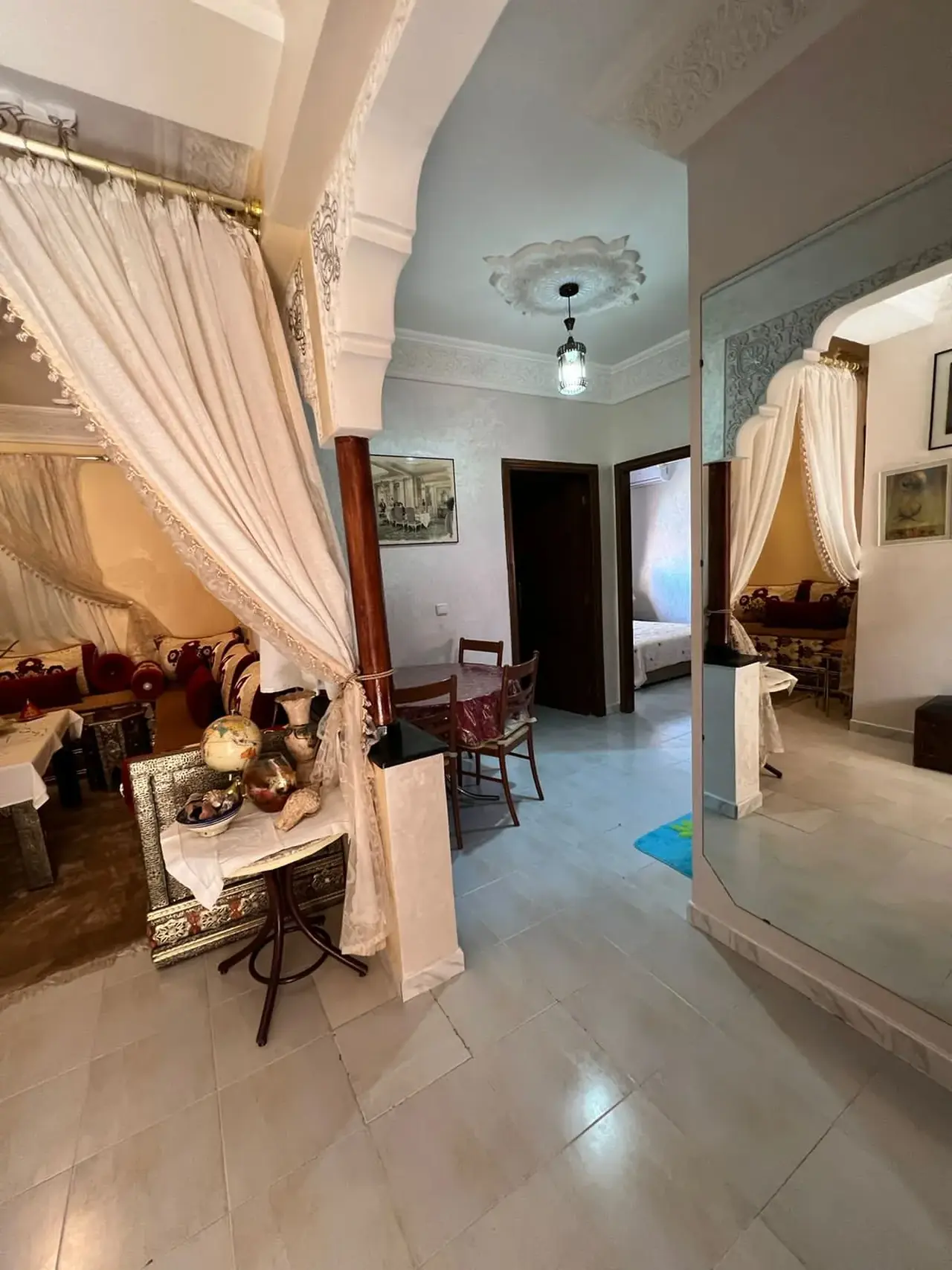 Appartement à louer à Marrakech, situé au troisième étage, avec deux chambres