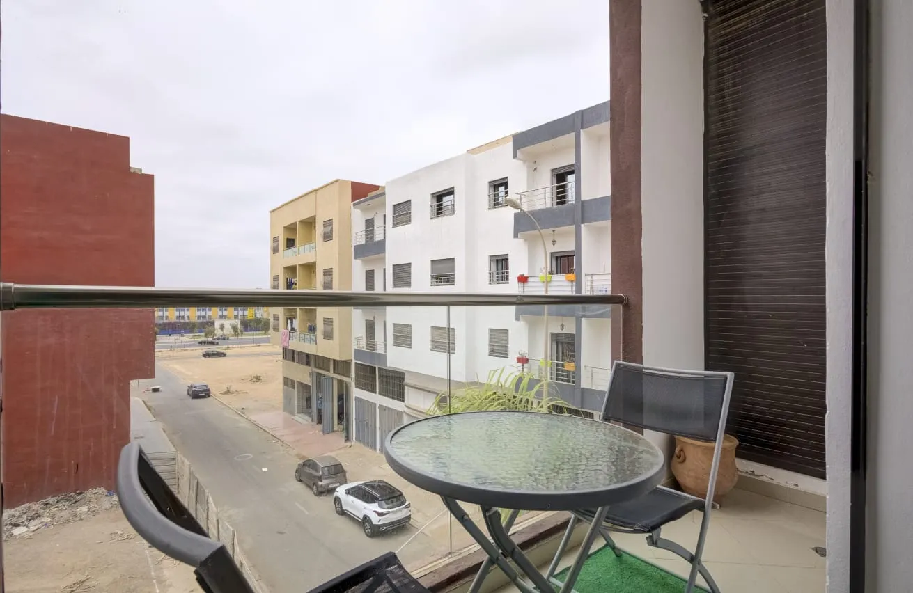 Appartement à Louer à Agadir Équipé et Moderne  2 Chambres, 1er Étage
