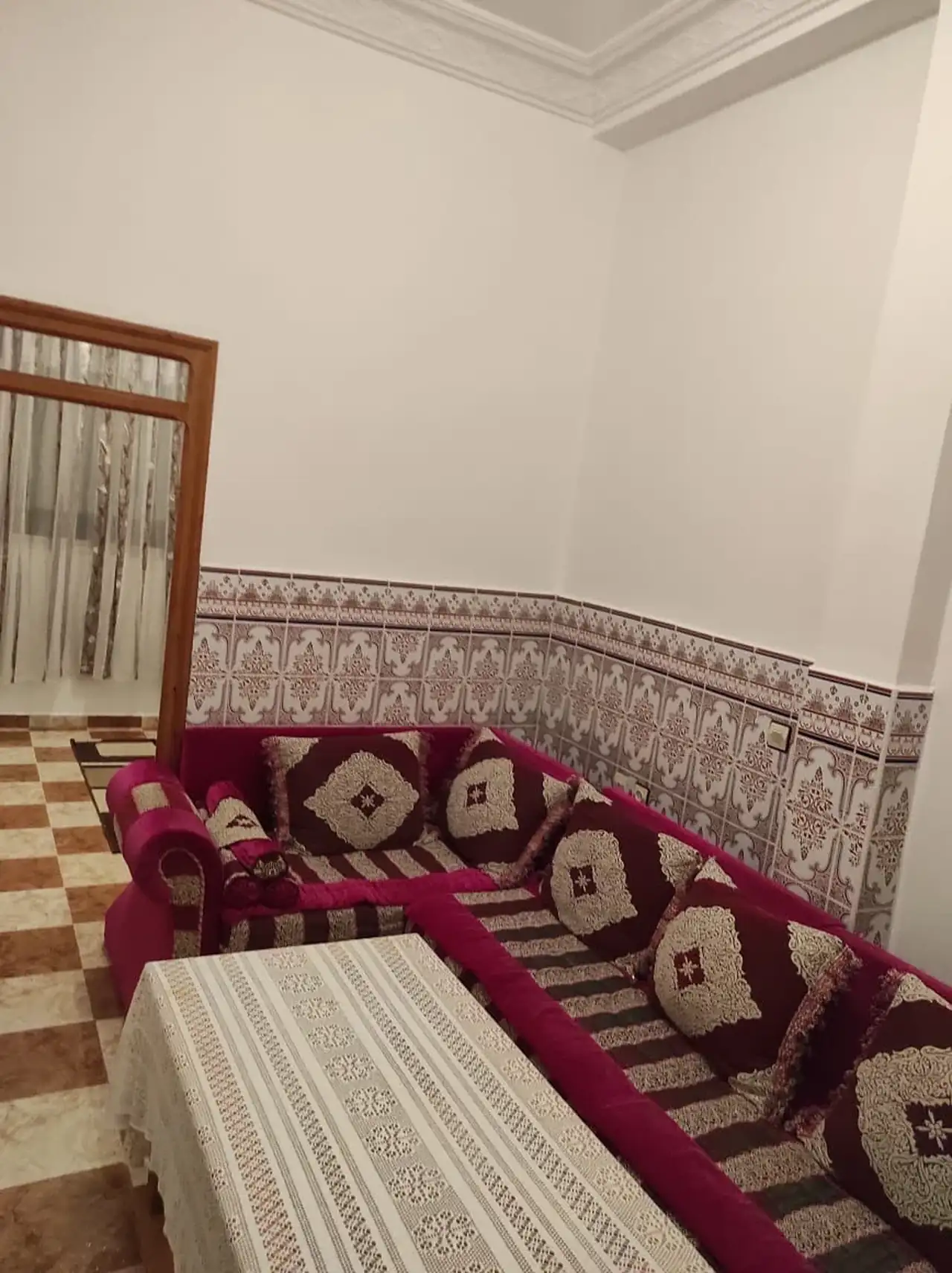 belle appartement à louer à fnideq chambre sa...