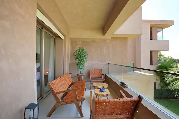 Appartement de luxe à louer à Prestigia Golf à Marrakech, avec un design moderne Appartement de luxe à louer à Prestigia Golf à Marrakech, avec un design moderne