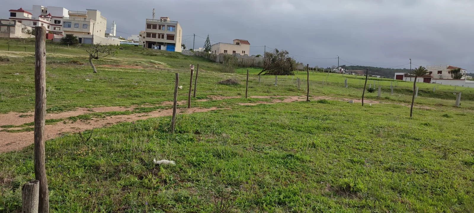 Terrain à vendre à Azla, portefeuille, 76 mètres , équipé d'eau et d'électricité