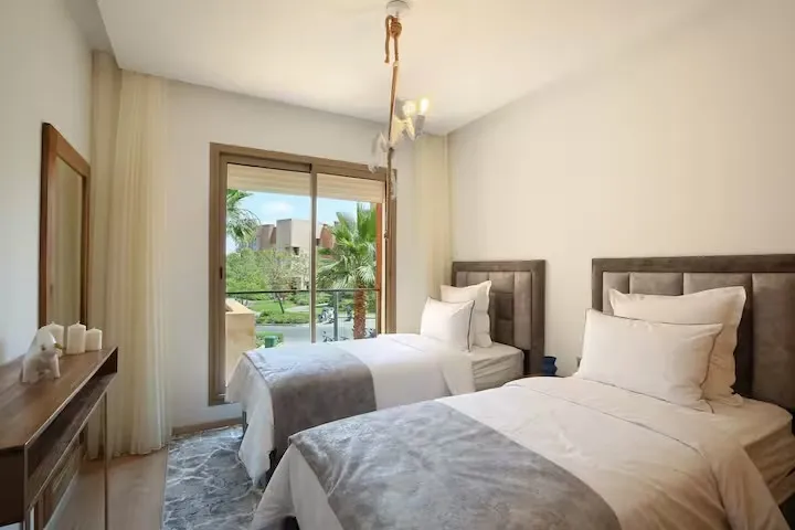 Appartement de luxe à louer à Prestigia Golf à Marrakech, avec un design moderne