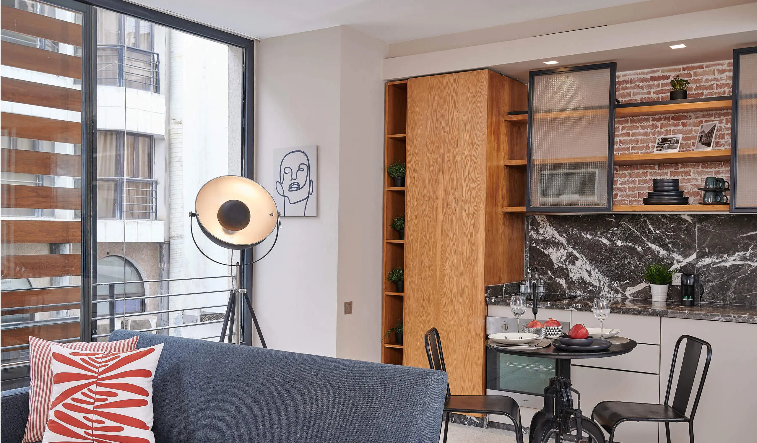 Appartement moderne à louer dans un emplacement prestigieux et exceptionnel.