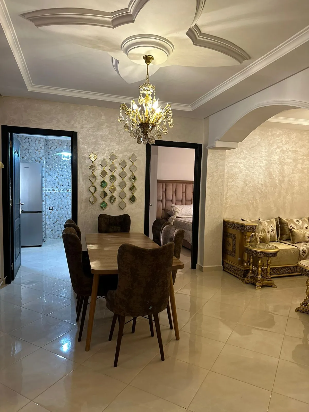 Bel appartement en propriété privée à vendre à Oued Laou 75 m², 2 chambres