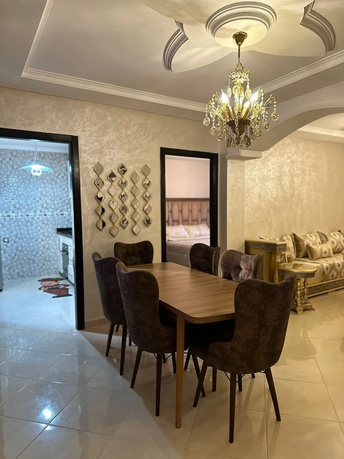 Bel appartement en propriété privée à vendre à Oued Laou 75 m², 2 chambres