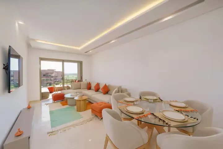 Appartement élégant à louer à Prestigia Golf, avec deux chambres