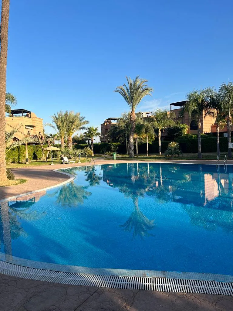 Duplex de luxe à louer à Marrakech Résidence Resort Golf au rez-de-chaussée