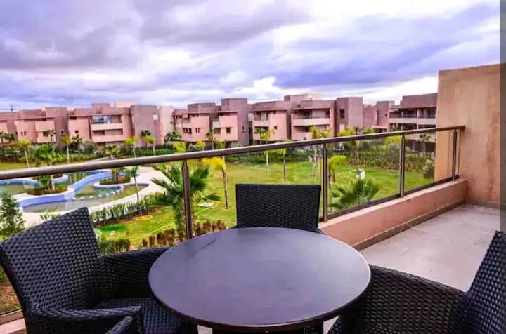 Un magnifique appartement à louer à Marrakech, situé au deuxième étage.