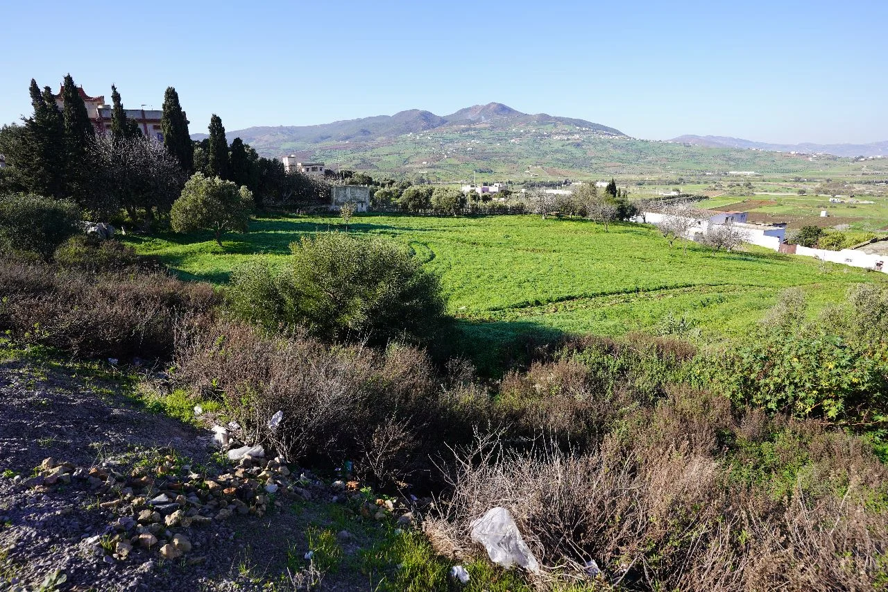 Terrain à vendre à ben qarich, 3500 mètres, convenant à la construction, propriété