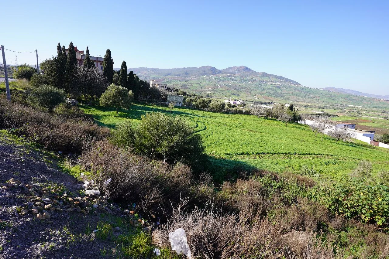 Terrain à vendre à ben qarich, 3500 mètres, convenant à la construction, propriété