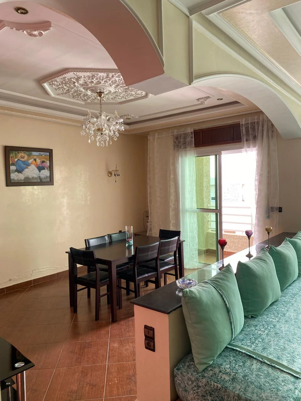 Appartement élégant à louer dans le quartier Al Hmama à Tétouan 115 m 2 chambres